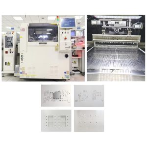 шаблонно печатане за ефективно нанасяне на спойваща паста